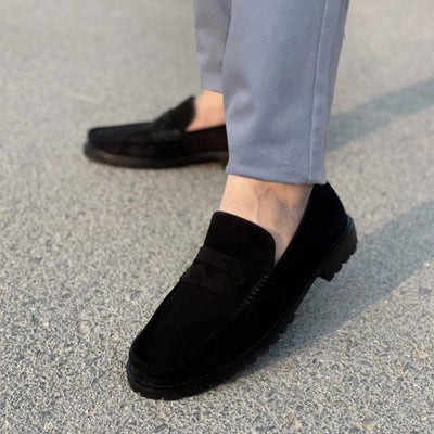 LS Pure Leather Handmade Harbor CHUNKY LOAFERS LS-549+🔥