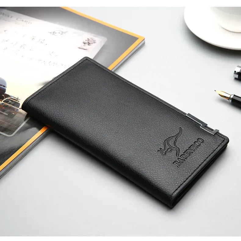 LEATHER LONG WALLET FOR MEN'S SLIM FIT🔥