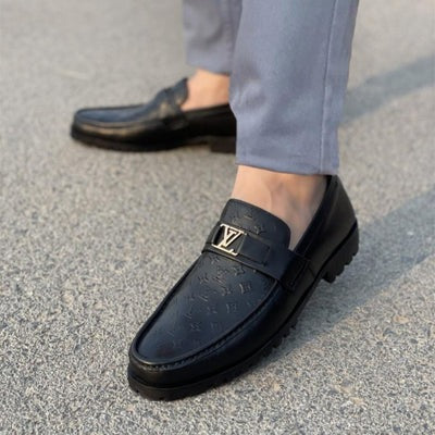 LS LEATHER CHUNKY LOAFERS LS-207🔥