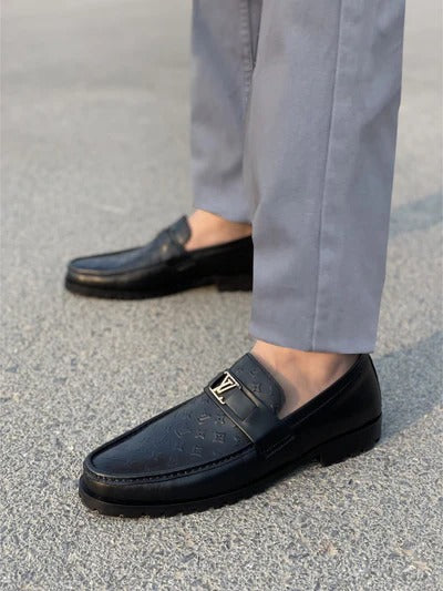 LS LEATHER CHUNKY LOAFERS LS-207🔥