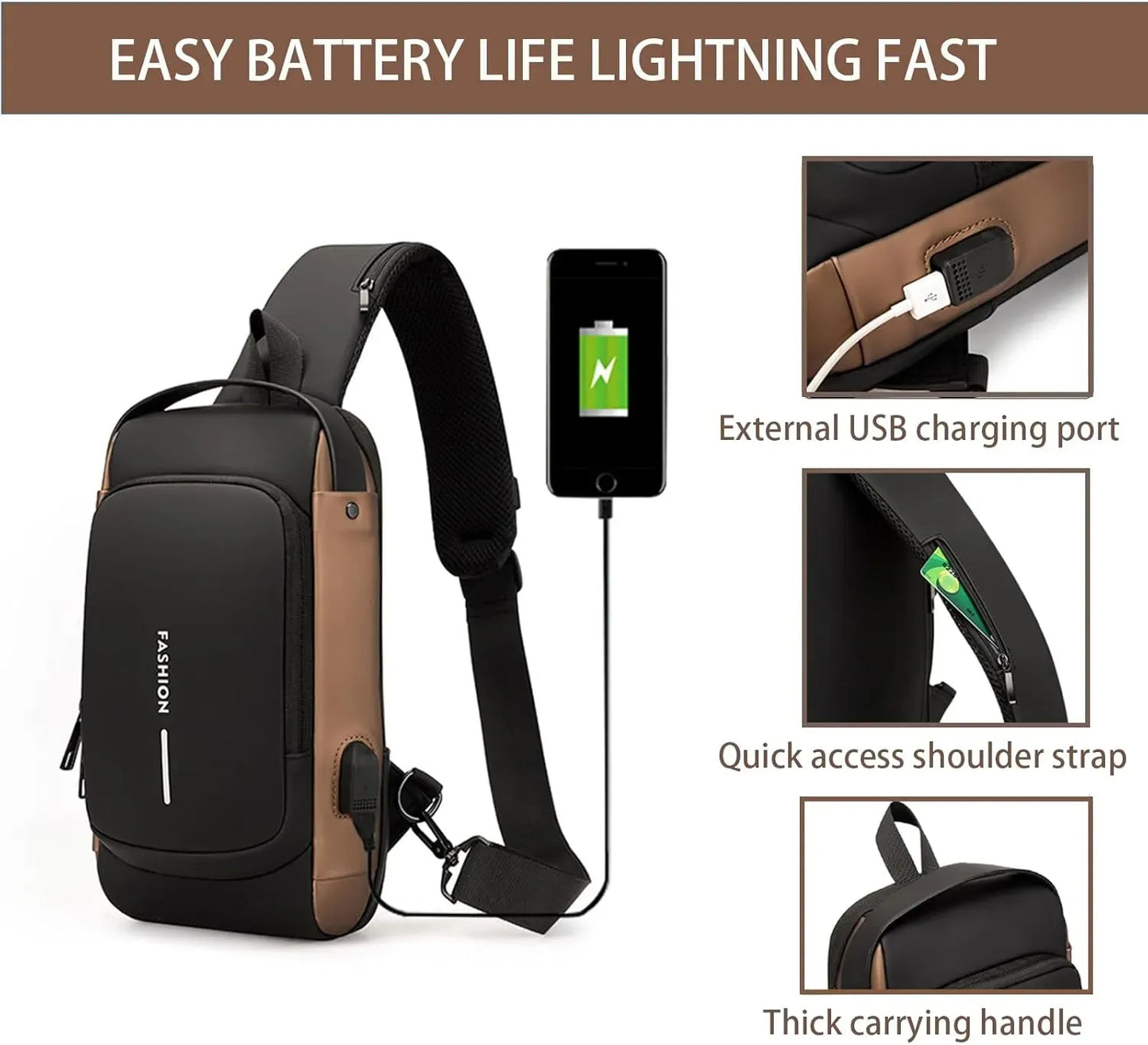 Shoulder Bags For Boys,Girls,Men & Women - Cross Body🔥