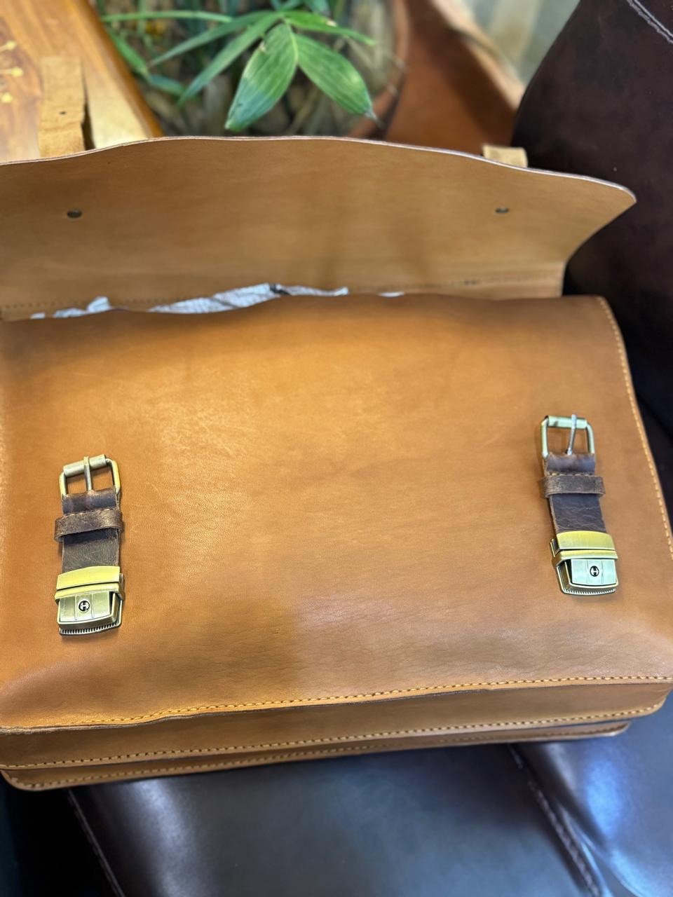 100% PURE COW LEATHER MEN'S FILE BAG🔥