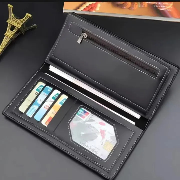 100% LEATHER LONG WALLET🔥