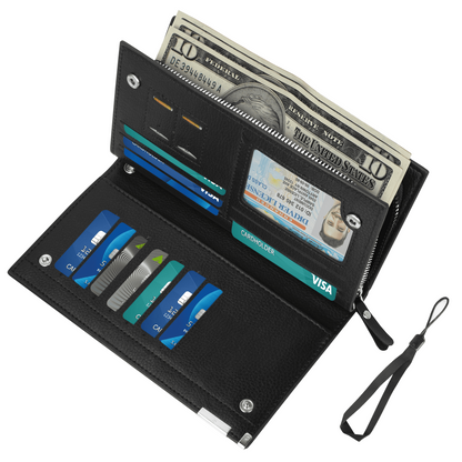 MEN'S ZIP LONG LEATHER WALLET🔥