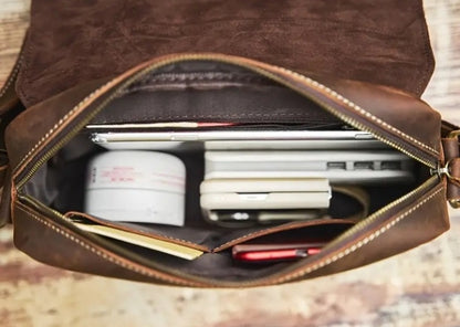 100% PURE COW LEATHER LAPTOP BAG🔥