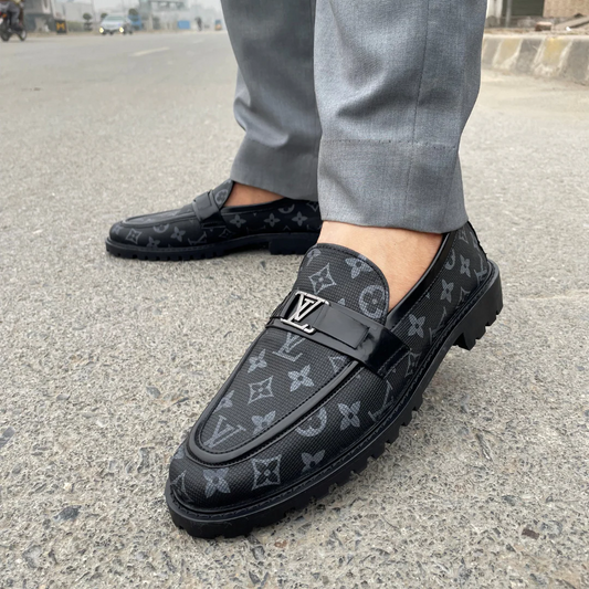 LS LEATHER CHUNKY LOAFERS LS-207🔥