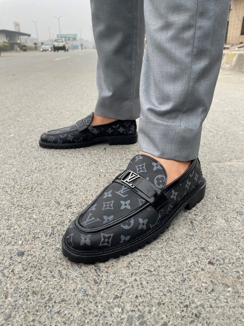 LS LEATHER CHUNKY LOAFERS LS-207🔥